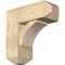 Ekena Millwork Thorton Craftsman Rough Sawn Bracket w/ Offset Brace, Douglas Fir, 8"W x 20"D x 20"H BKT0806X20X20THR04RDF - alternate 1